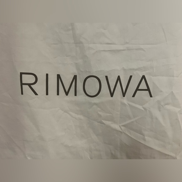 RIMOWA Large white drawstring heavier thicker bag 25x32 Suitcase Bag Laundry Bag - Picture 4 of 10